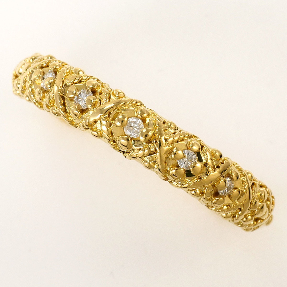 VINTAGE 18k Gold Diamond Ring